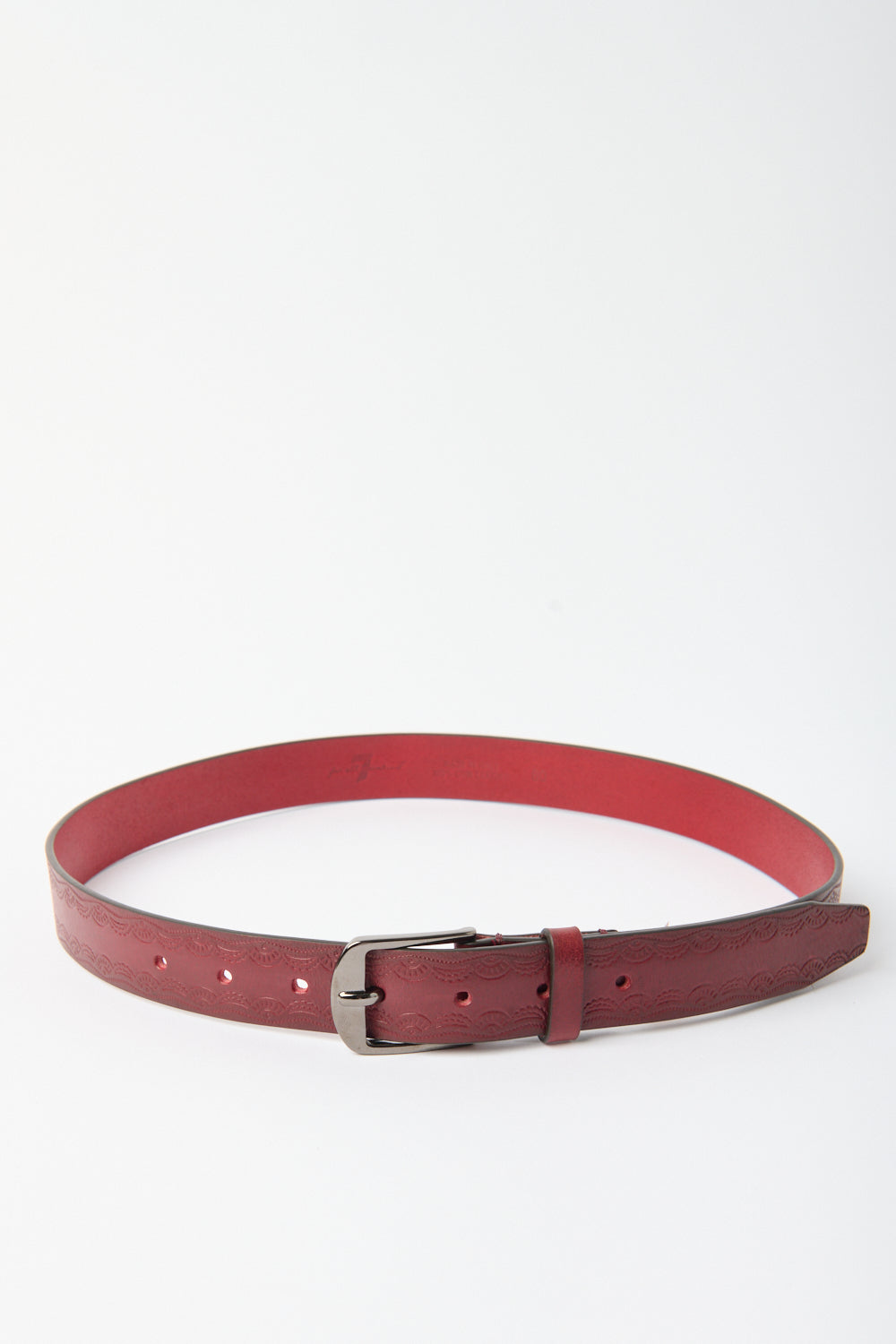 The Embossed Leather Belt