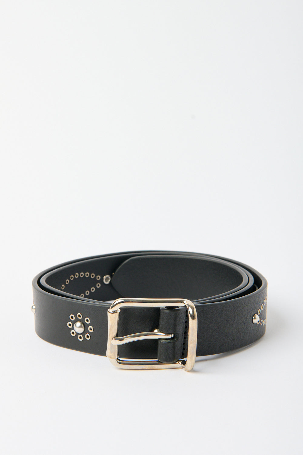Embellished Leather Belt