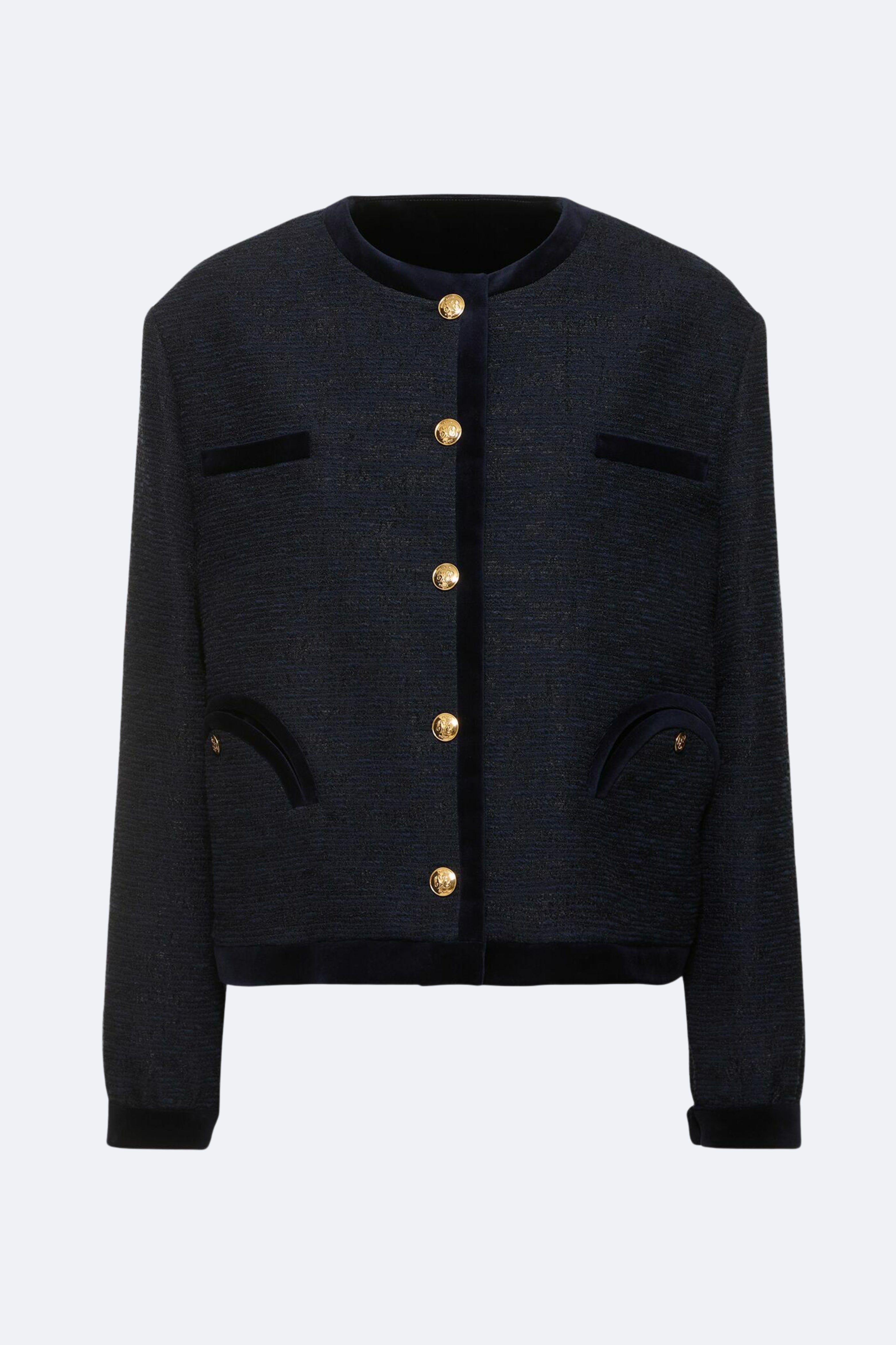 Blazé Milano Gliss Bolero Bouclé Jacket - Bessette