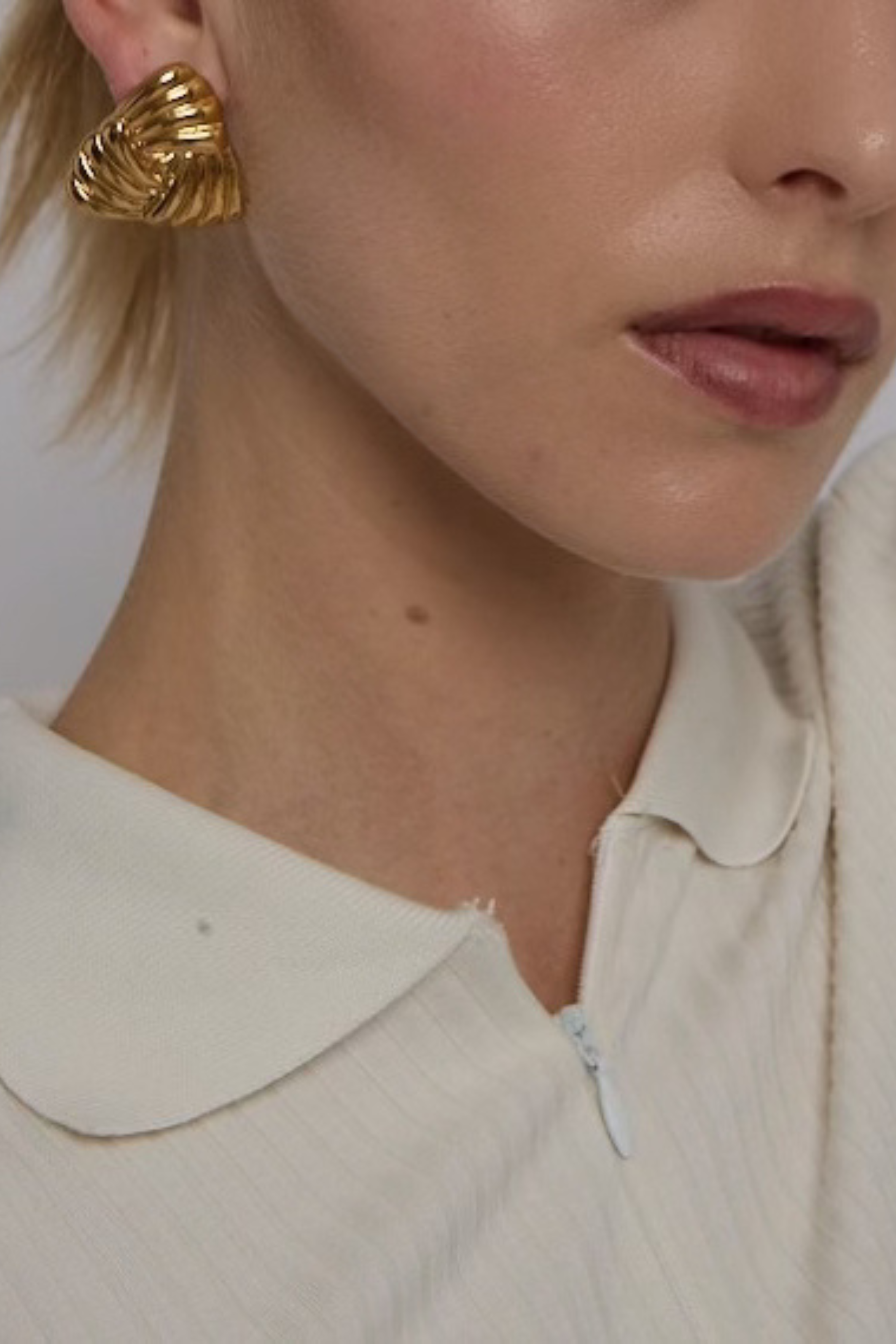 Heaven Mayhem Tri Gold Earring - Bessette