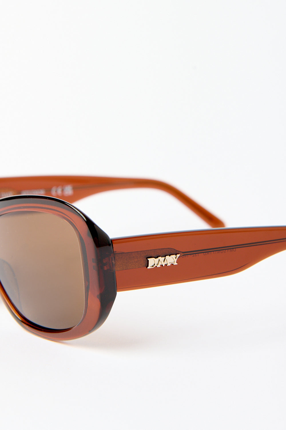 The Nina Sunglasses Transparent Rust