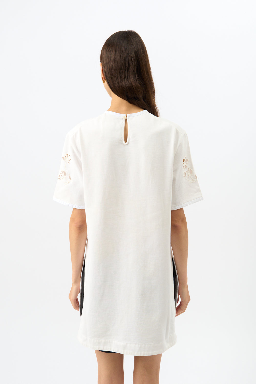 T-shirt brodé Jil Sander