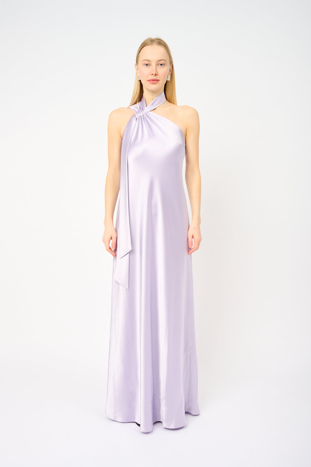 galvan purple dress CUTOUT TULLE MAXI DRESS IN LIGHT PURPLE- STYLE OF CB