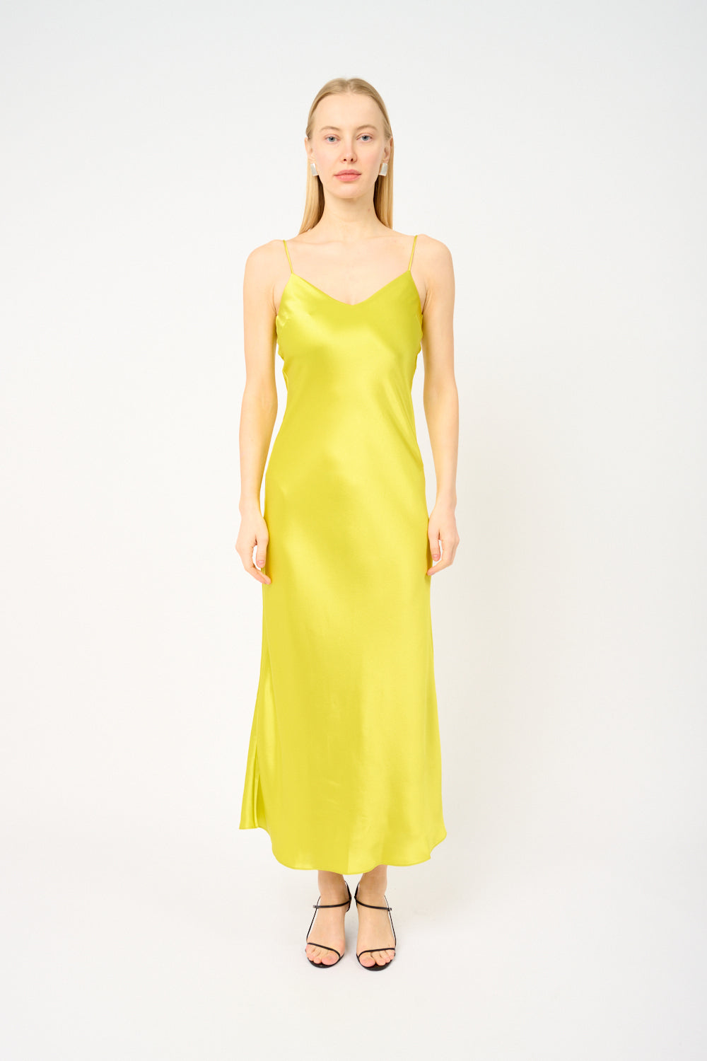 Galvan V-Neck Slip Dress