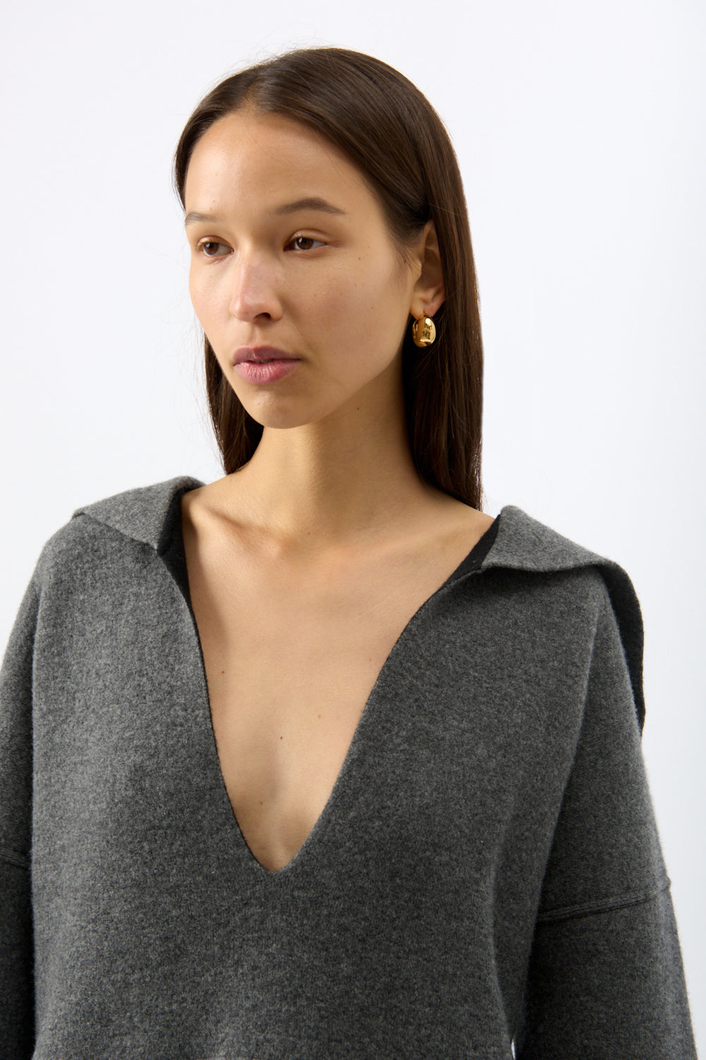 Jil Sander Sailor Collar Knitted Top - Bessette
