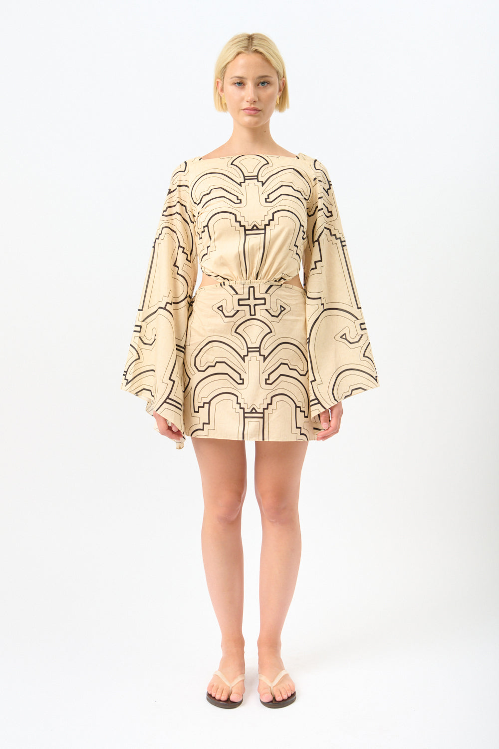 johanna ortiz dress Johanna Ortiz Off-White Words Of Wisdom Mini Dress
