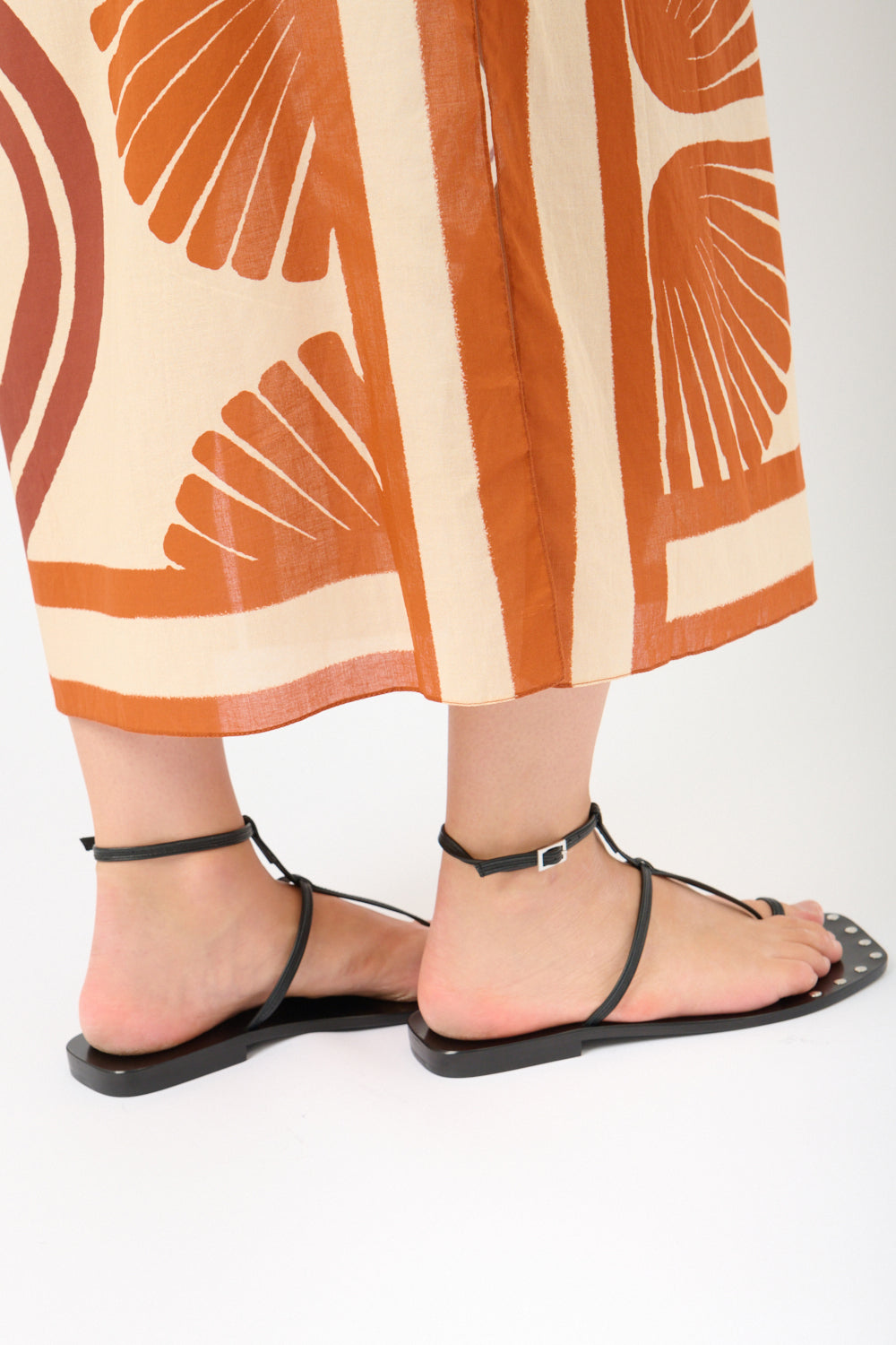 Johanna Ortiz Black Maze Trek Sandals - Bessette
