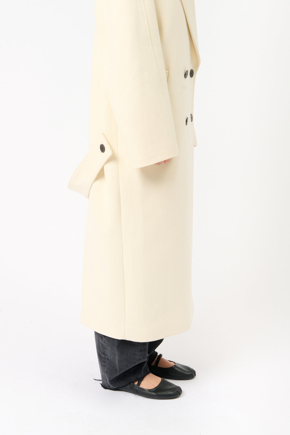 Róhe Double-Breasted Wool Coat - Bessette
