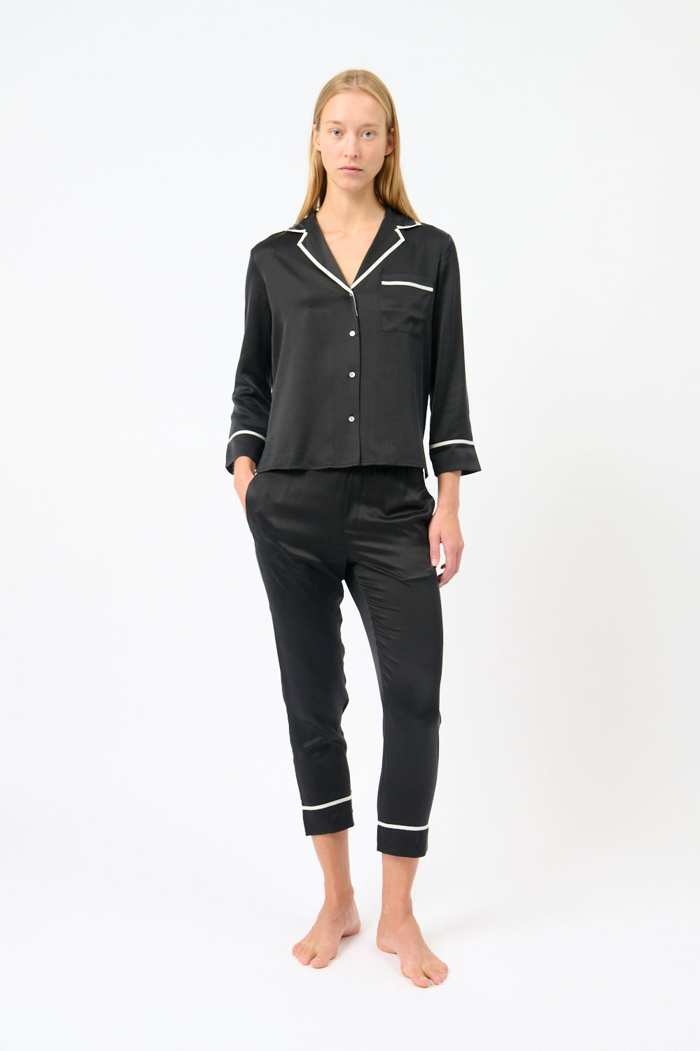 The Sidney cropped Pj Top - Bessette