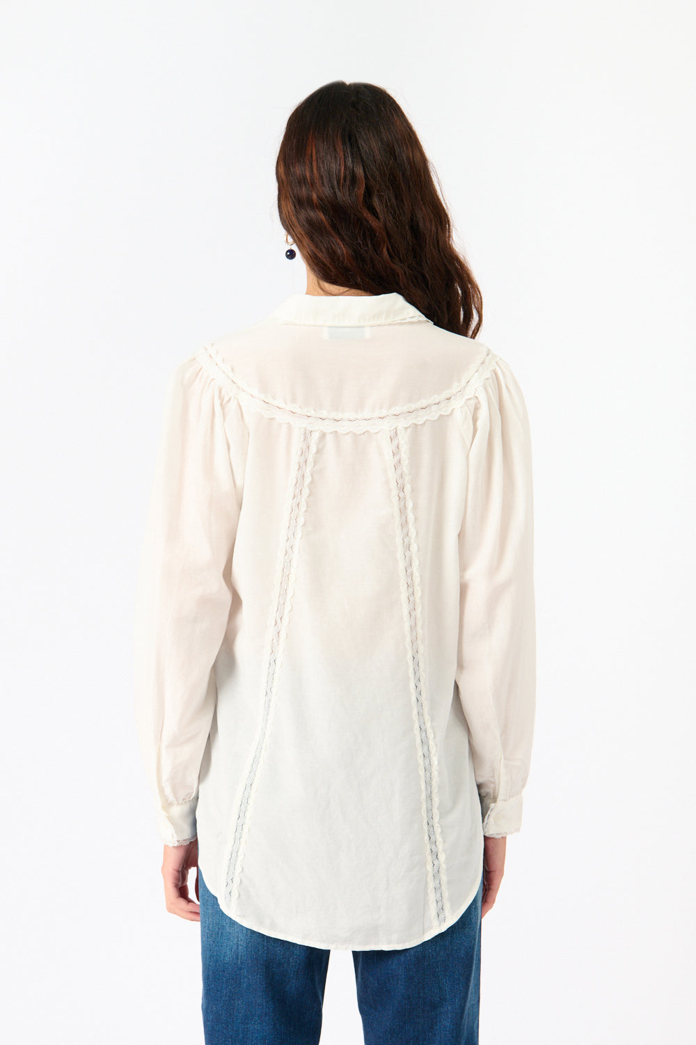 Lace Trim Blouse
