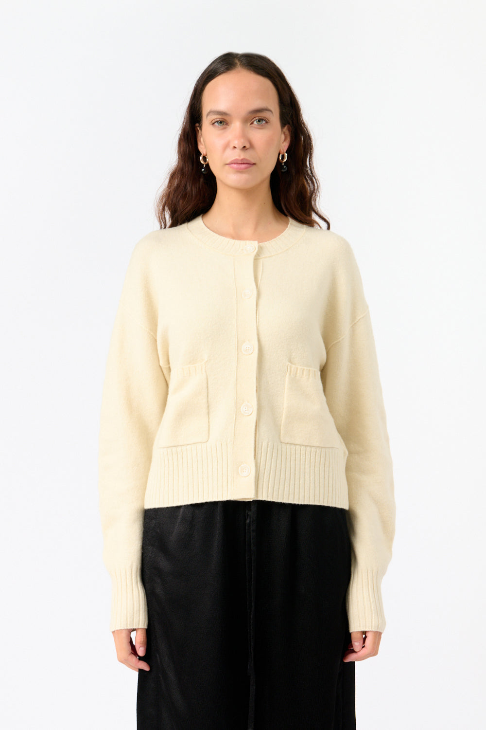 The White Classic Cardigan