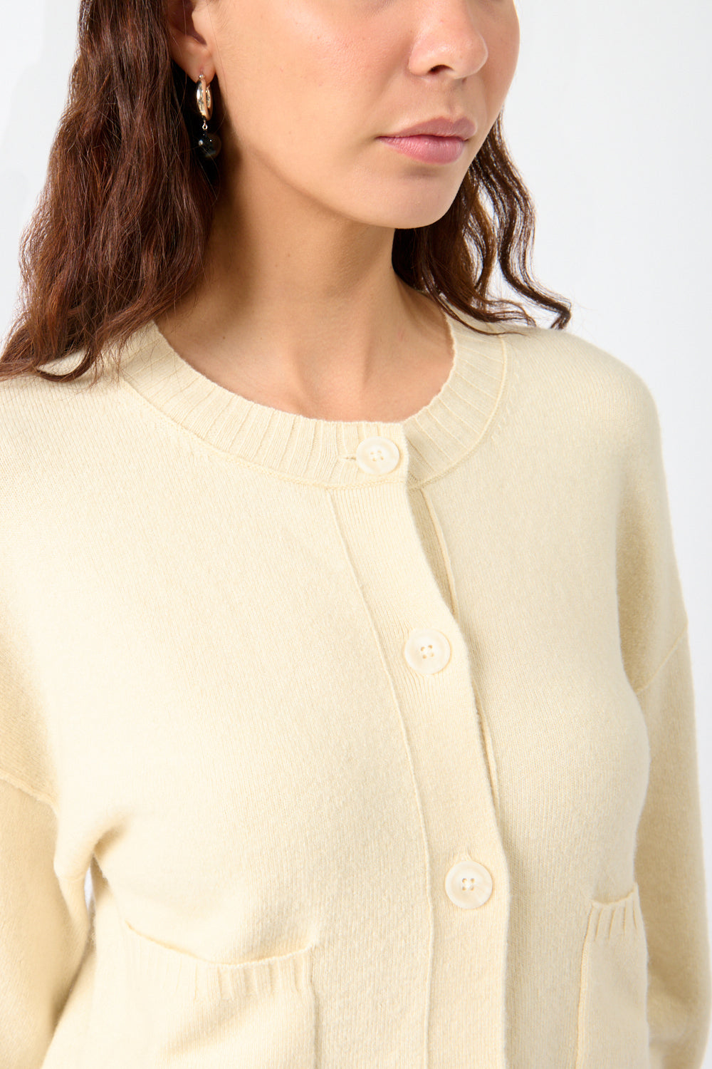 The White Classic Cardigan