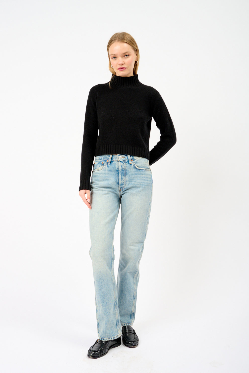 Col roulé Womens Noir