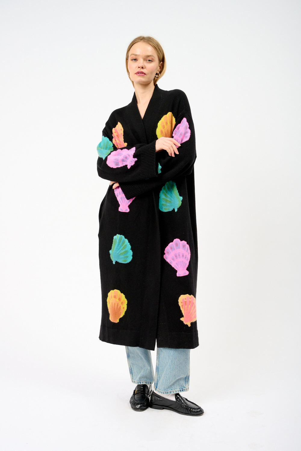 Watercolour Slouchy Cardigan