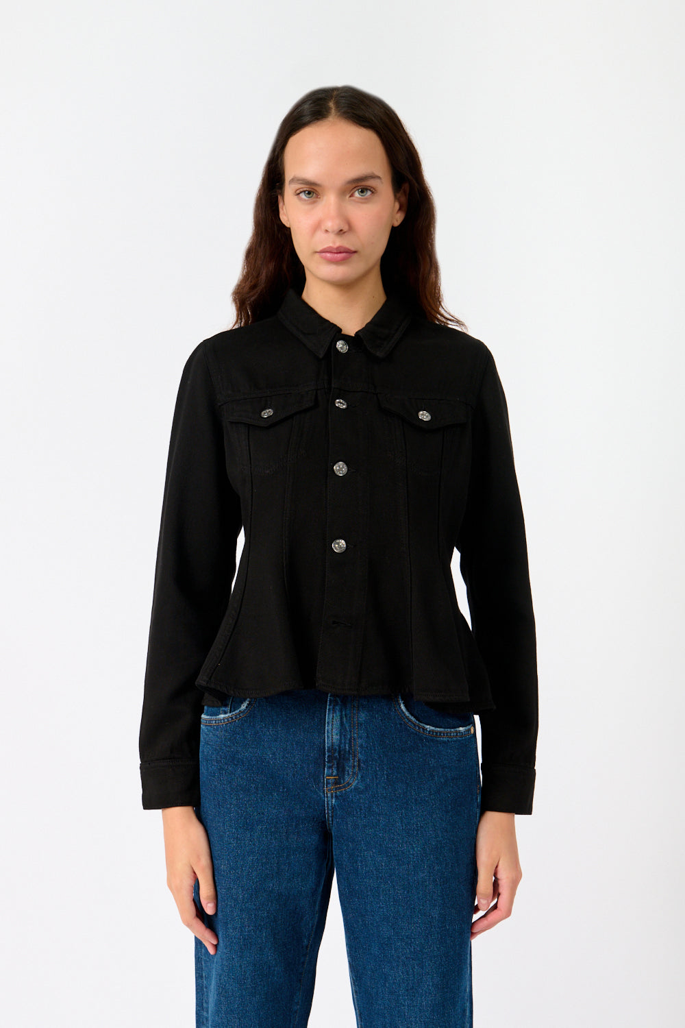 The Flounce Trucker Jacket