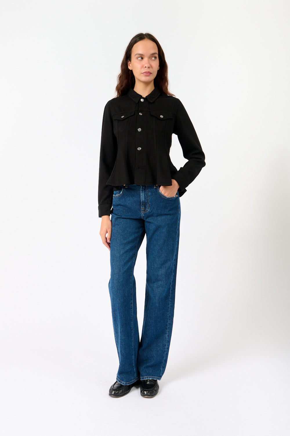 The Flounce Trucker Jacket