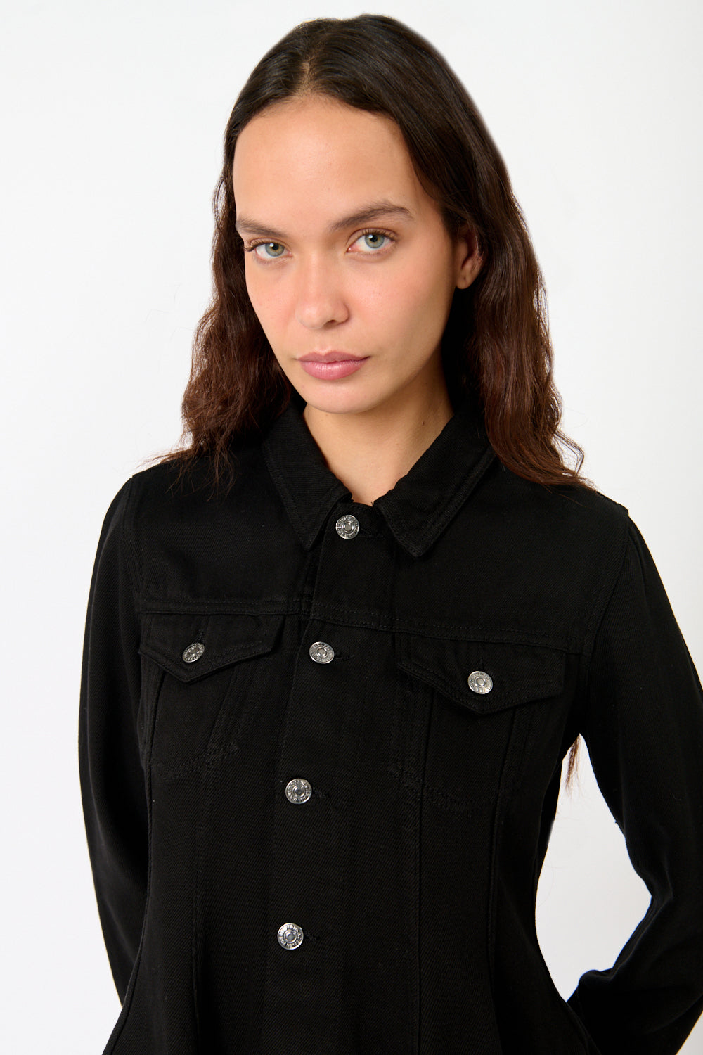 The Flounce Trucker Jacket