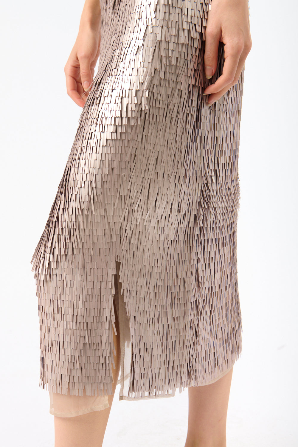 Róhe Embellished Sequin Skirt