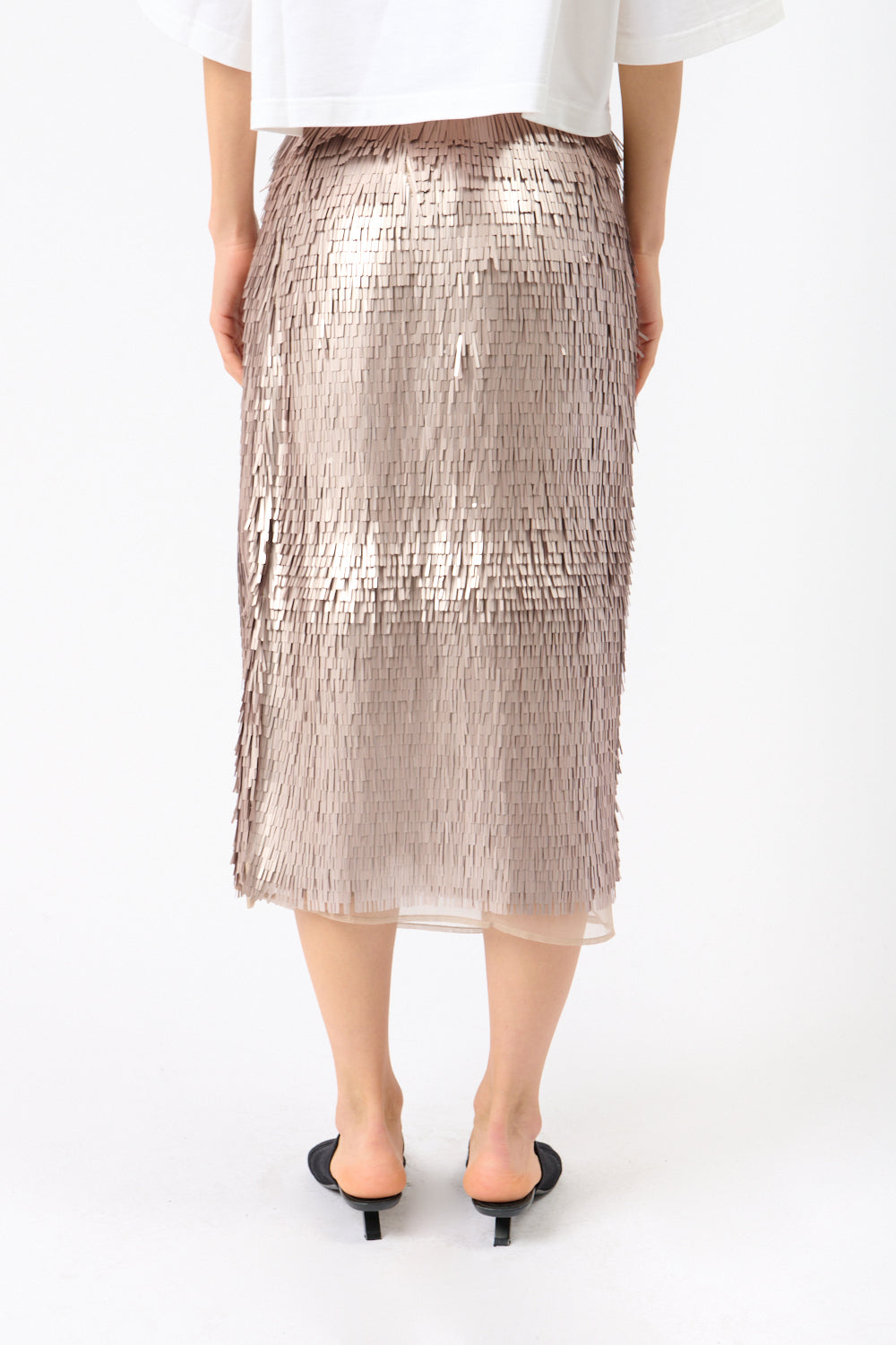 Róhe Embellished Sequin Skirt