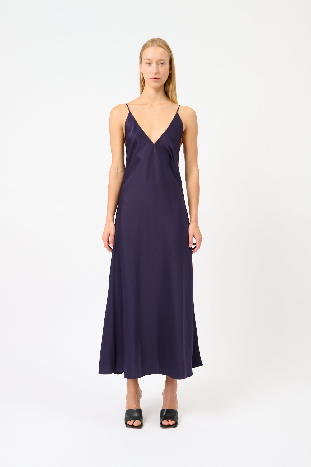 sachin and babi light blue dress ELVIRA Crème Slip Dress – MICHELLE GARCIA main image 0