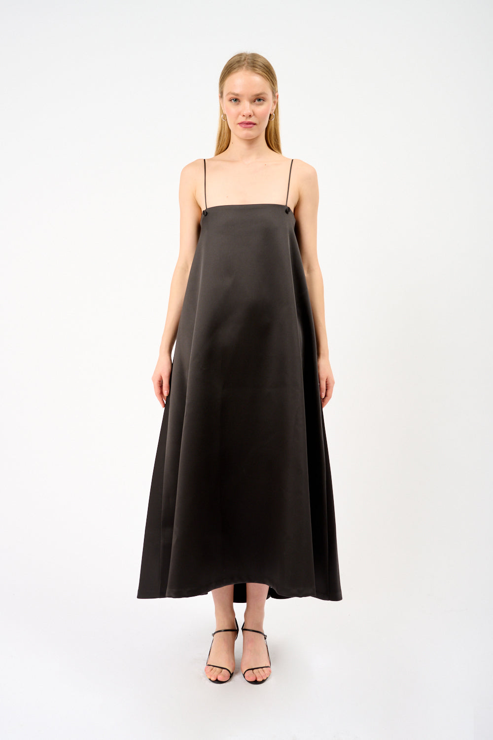 Róhe Voluminous Satin Evening Dress