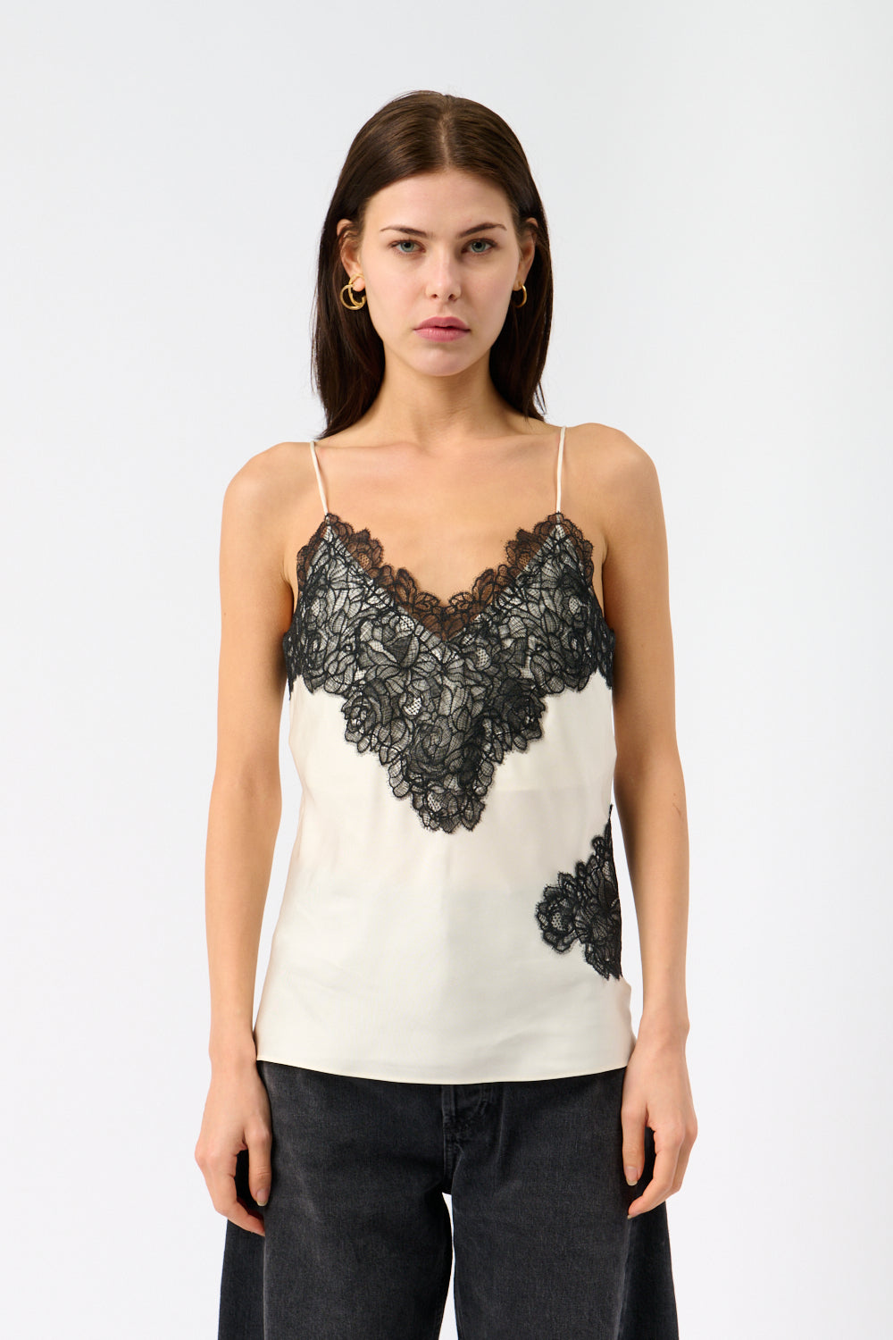 Róhe Silk Lace Camisole - Bessette