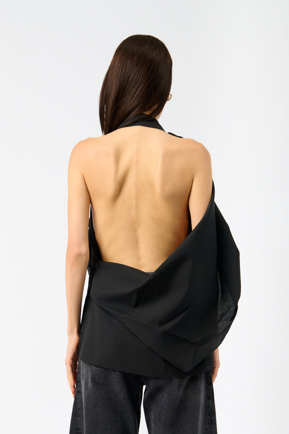 Róhe Occasion Top with Open Back - Bessette