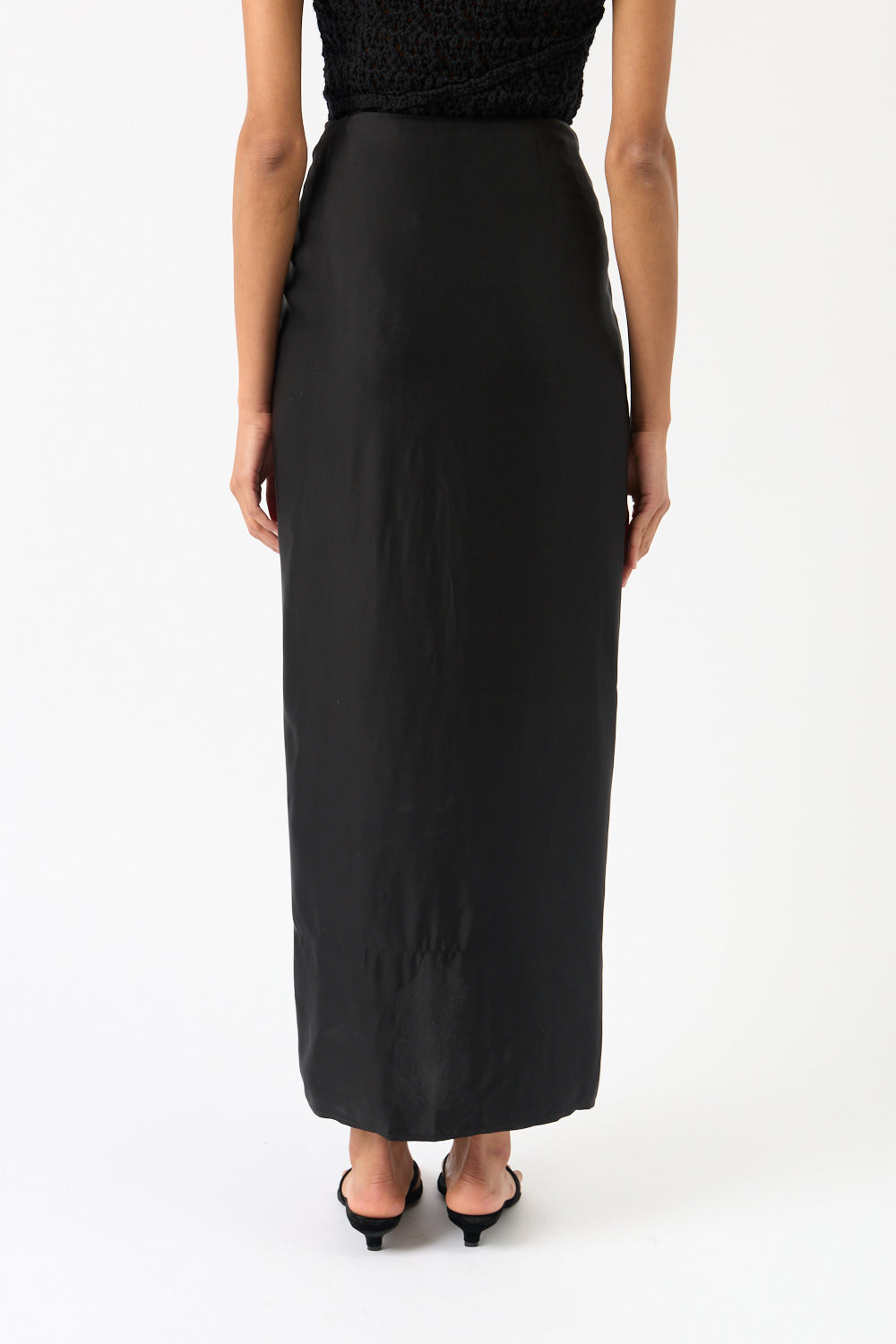 Toteme Satin Knot Skirt - Bessette