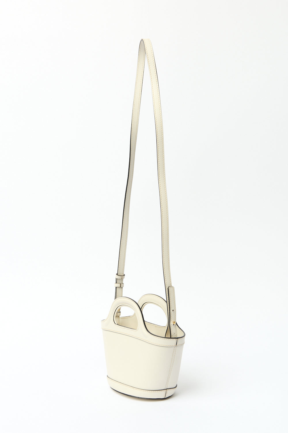 Marni White Micro Tropicalia Tote - Bessette