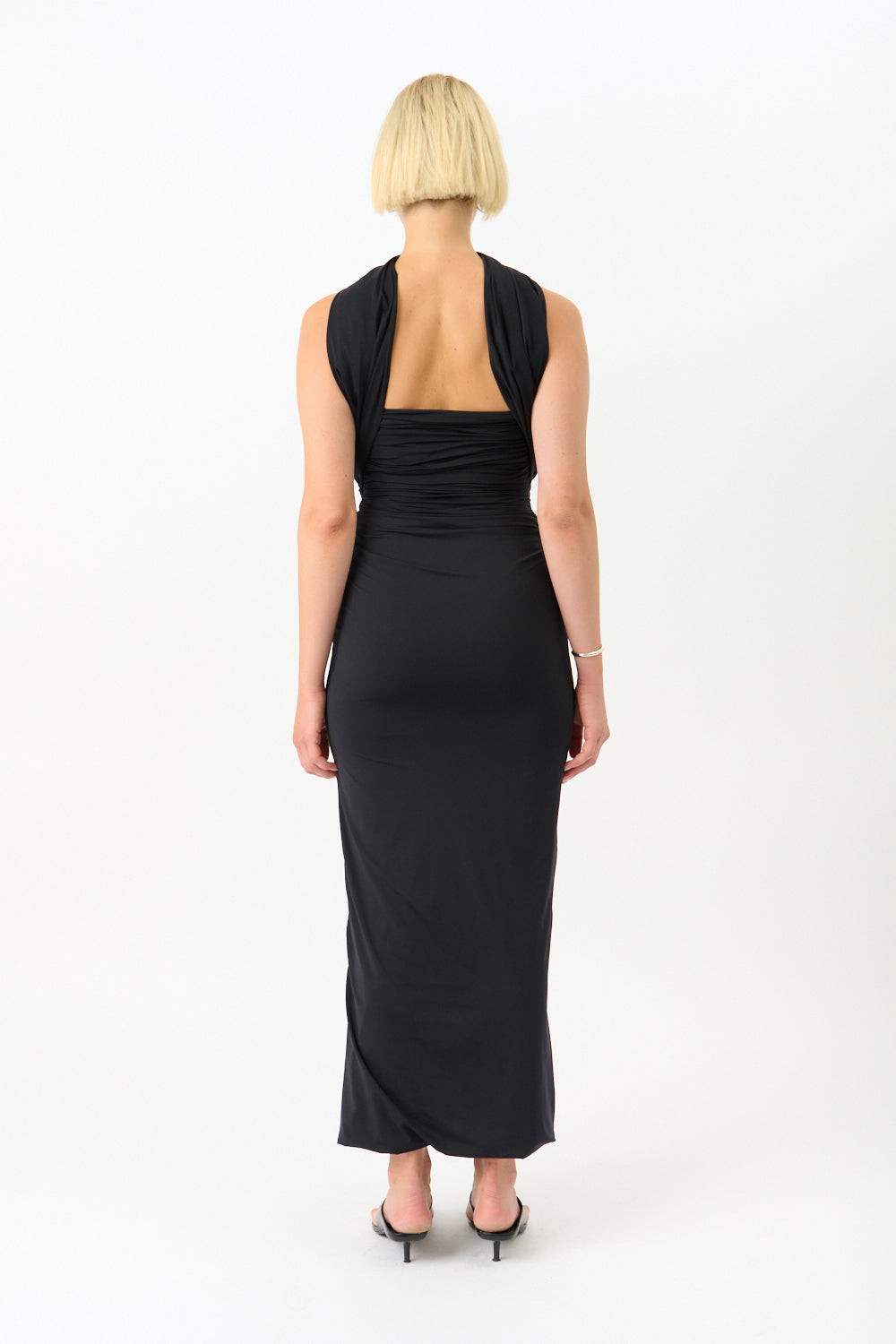 Maygel Coronel Mullet Dress Black