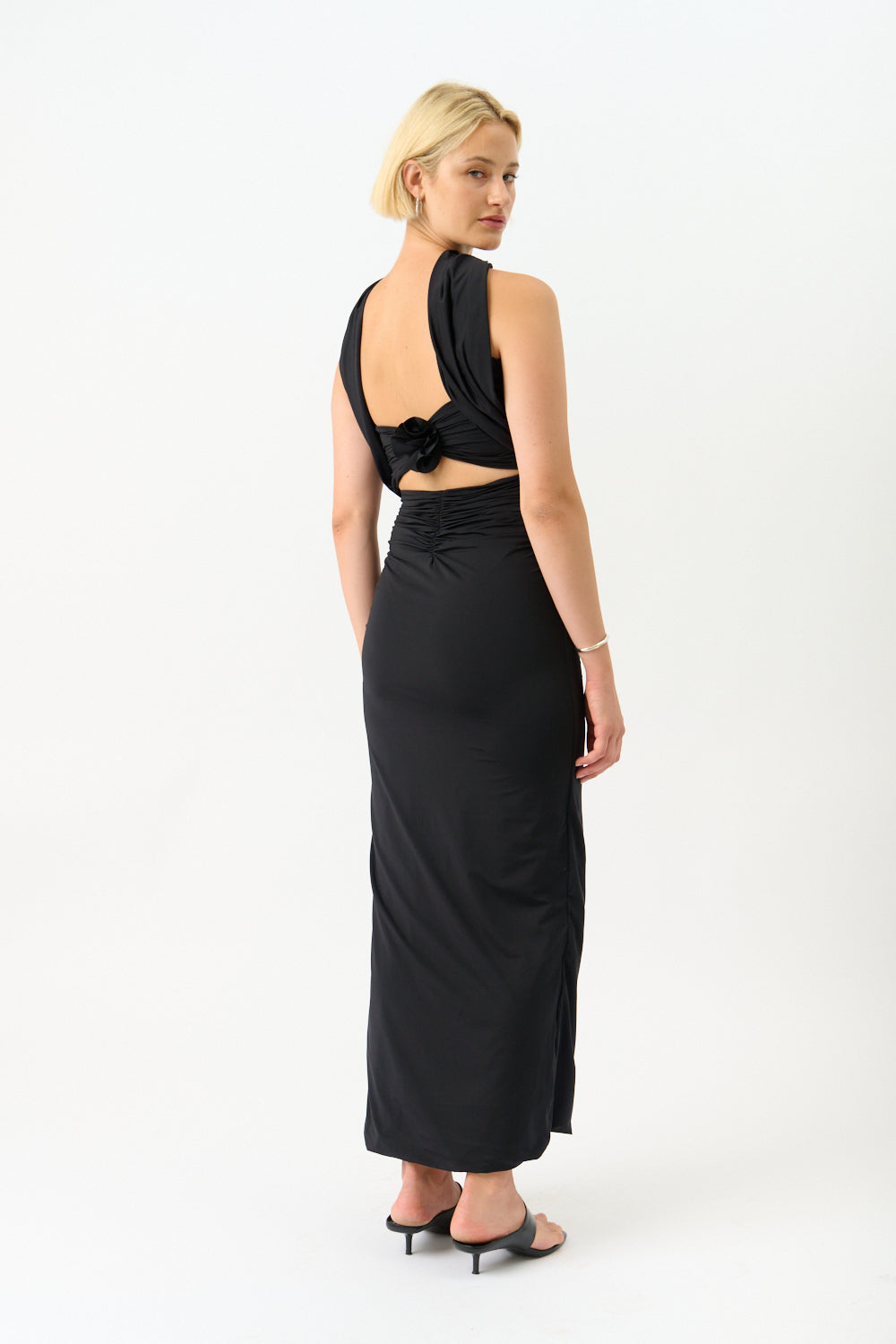 Maygel Coronel Mullet Dress Black