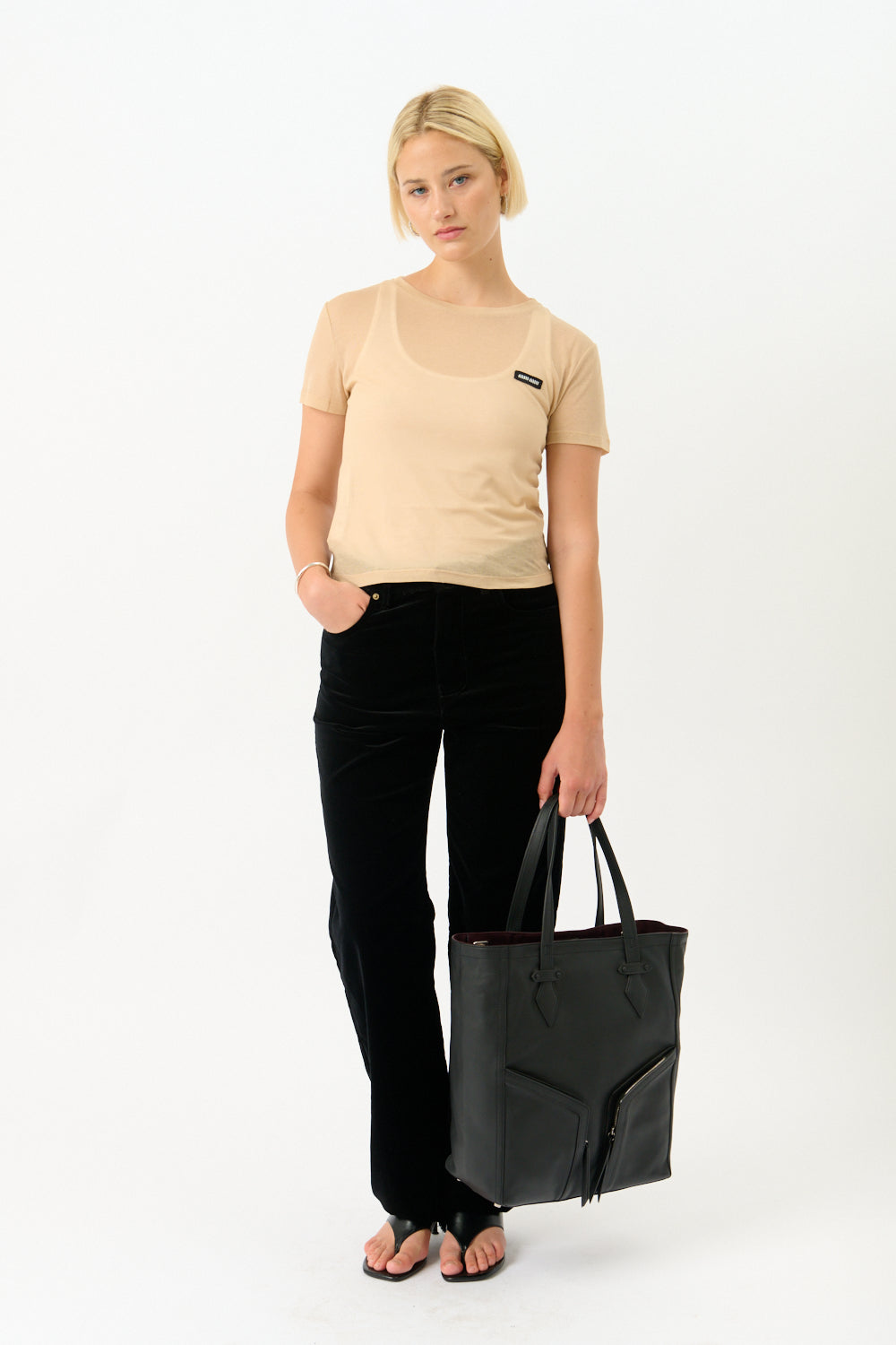 Miu Miu Jersey Logo T-Shirt - Bessette