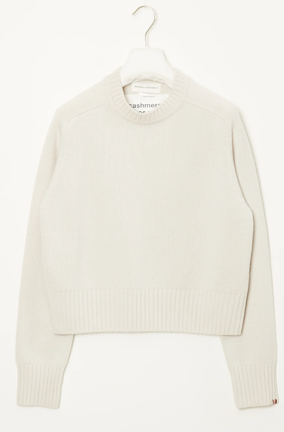 Extreme Cashmere Please Sweater Chalk - Bessette
