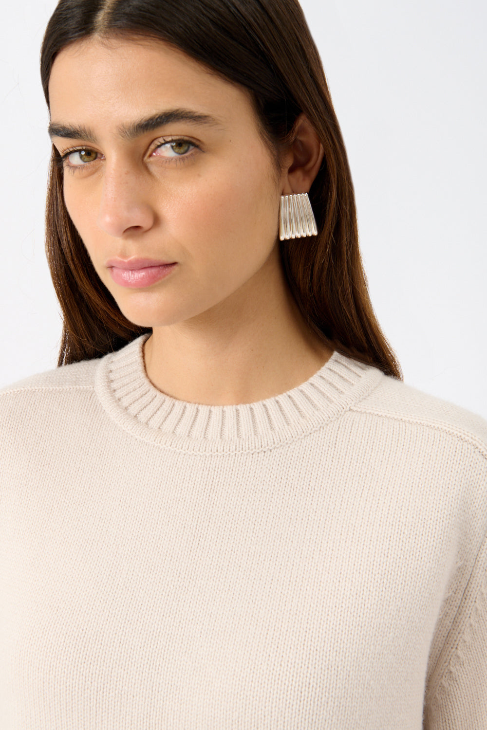 Extreme Cashmere Please Sweater Chalk - Bessette