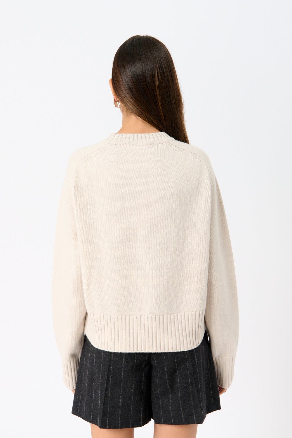 Extreme Cashmere Please Sweater Chalk - Bessette