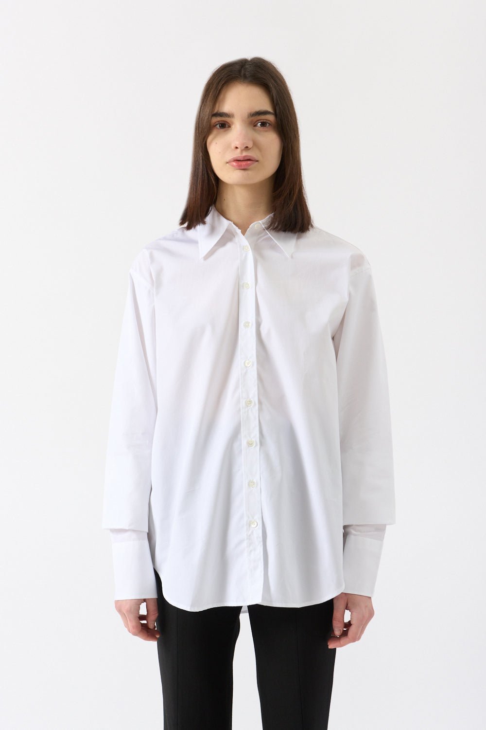 Bite Studios Crinkled White Shirt - Bessette