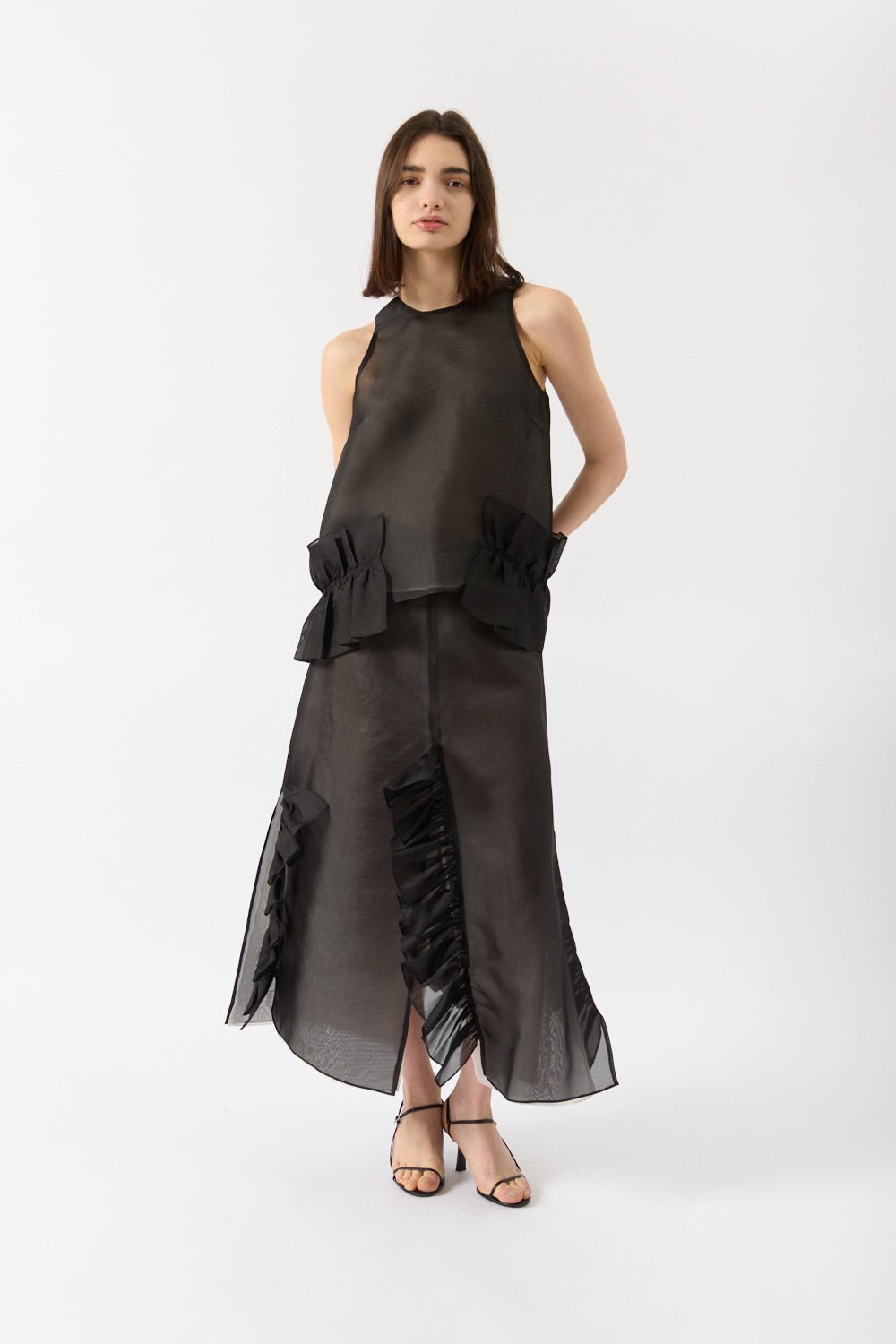 Bite Studios Radieux Split Frill Skirt - Bessette