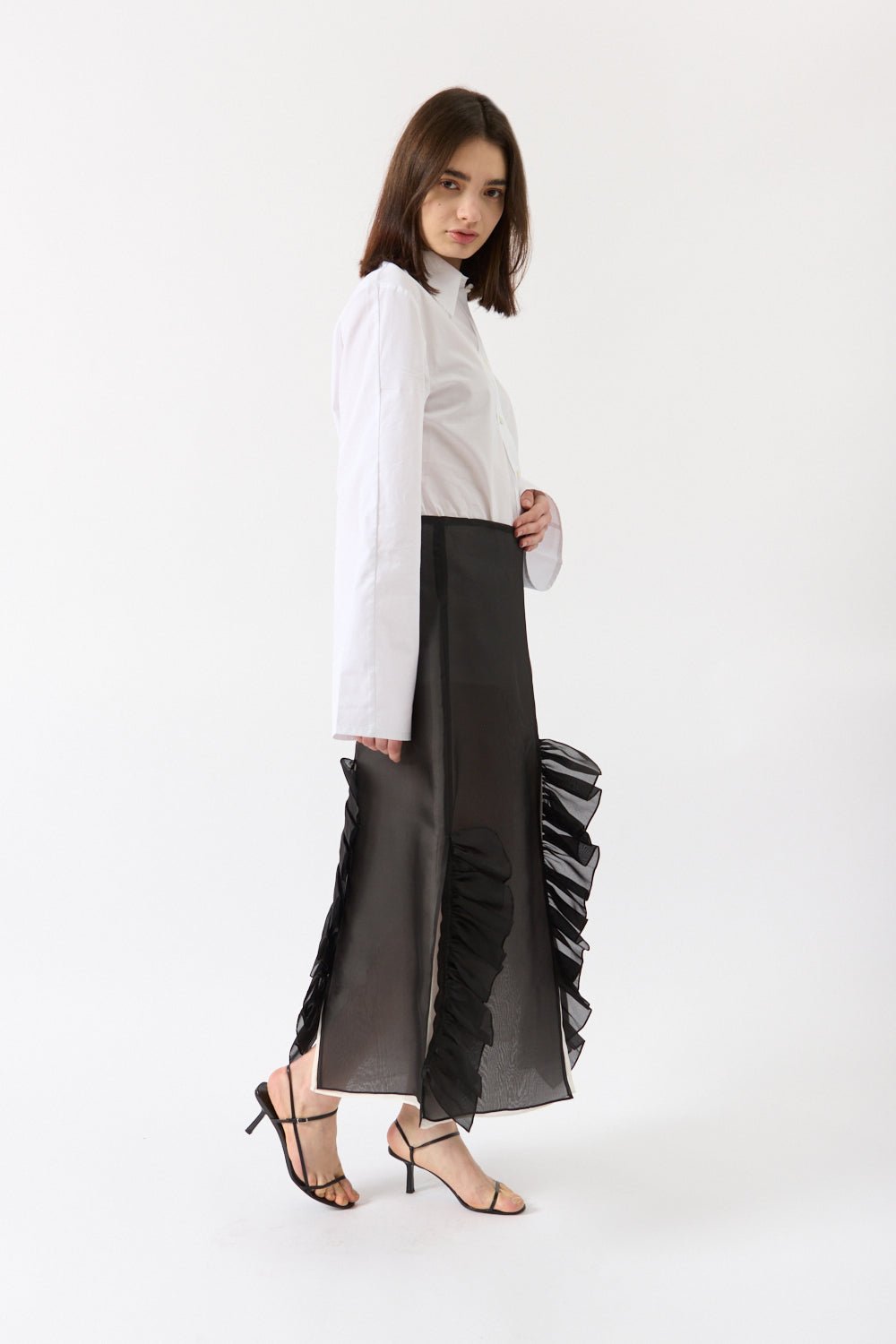 Bite Studios Radieux Split Frill Skirt - Bessette