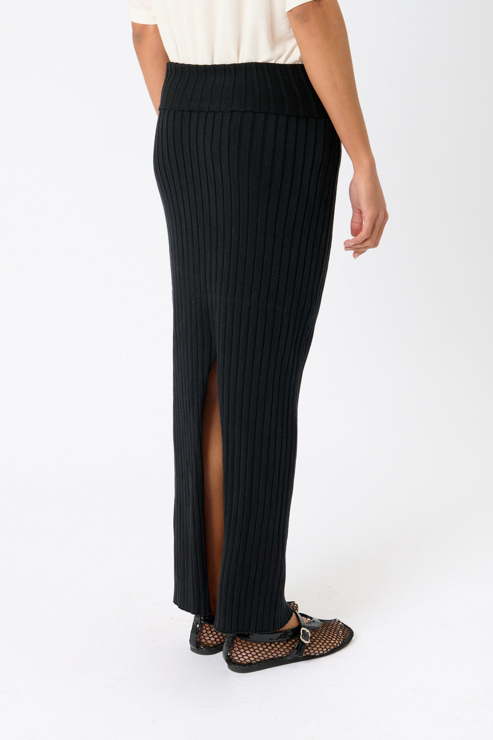 The Row Moss Ribbed Skirt - Bessette