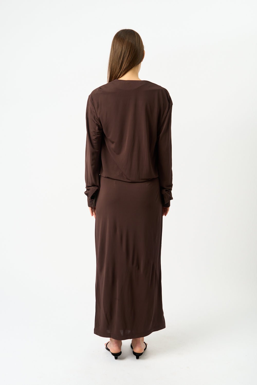 Christopher Esber Framed Buckle Wrap Shirt Dress - Bessette