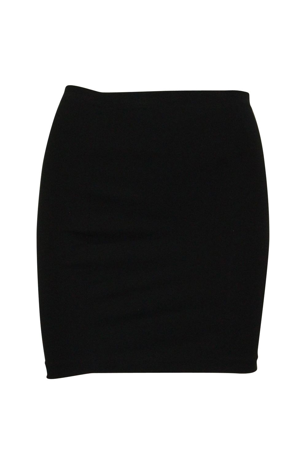 The Row Mini Skirt in Black Polyester