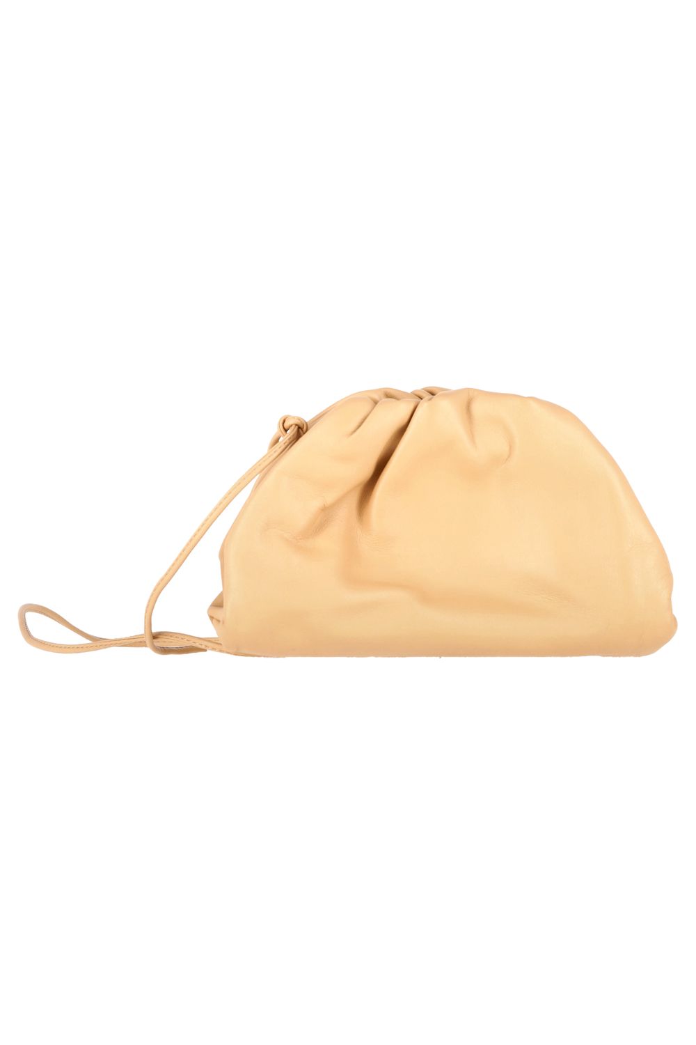 Bottega Veneta Mini Pouch 20 Sling Bag in Yellow Calfskin Leather