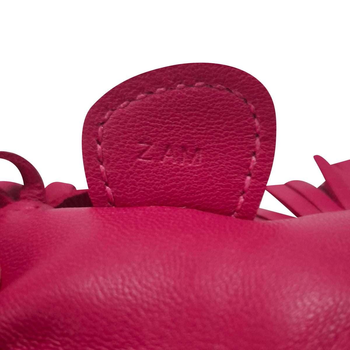 Hermès Rodeo PM Charm in Pink Leather