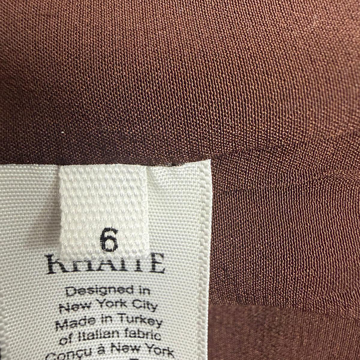 Khaite Oversized Johnson Blazer in Brown Viscose