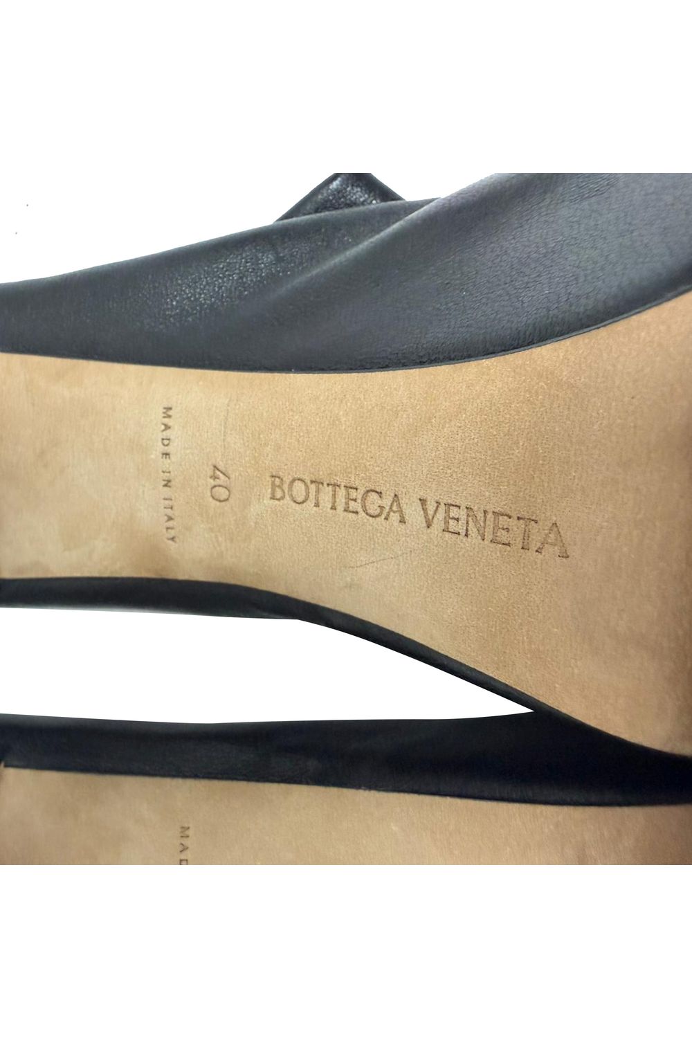 Bottega Veneta Bold Platform Mules in Black Leather