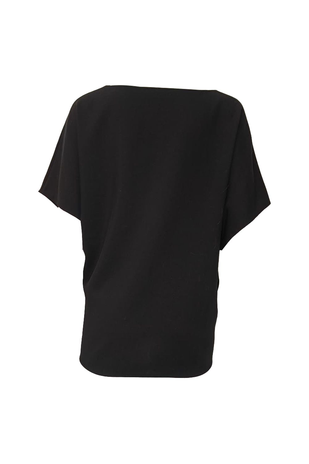 The Row Blouse in Black Virgin Wool