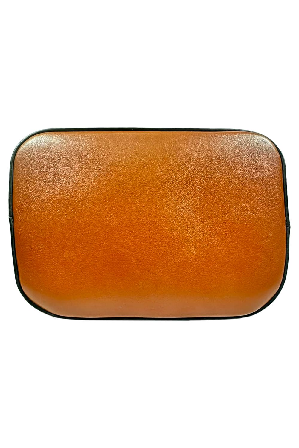 Celine Small Cuir Triomphe Bucket Bag in Brown Leather