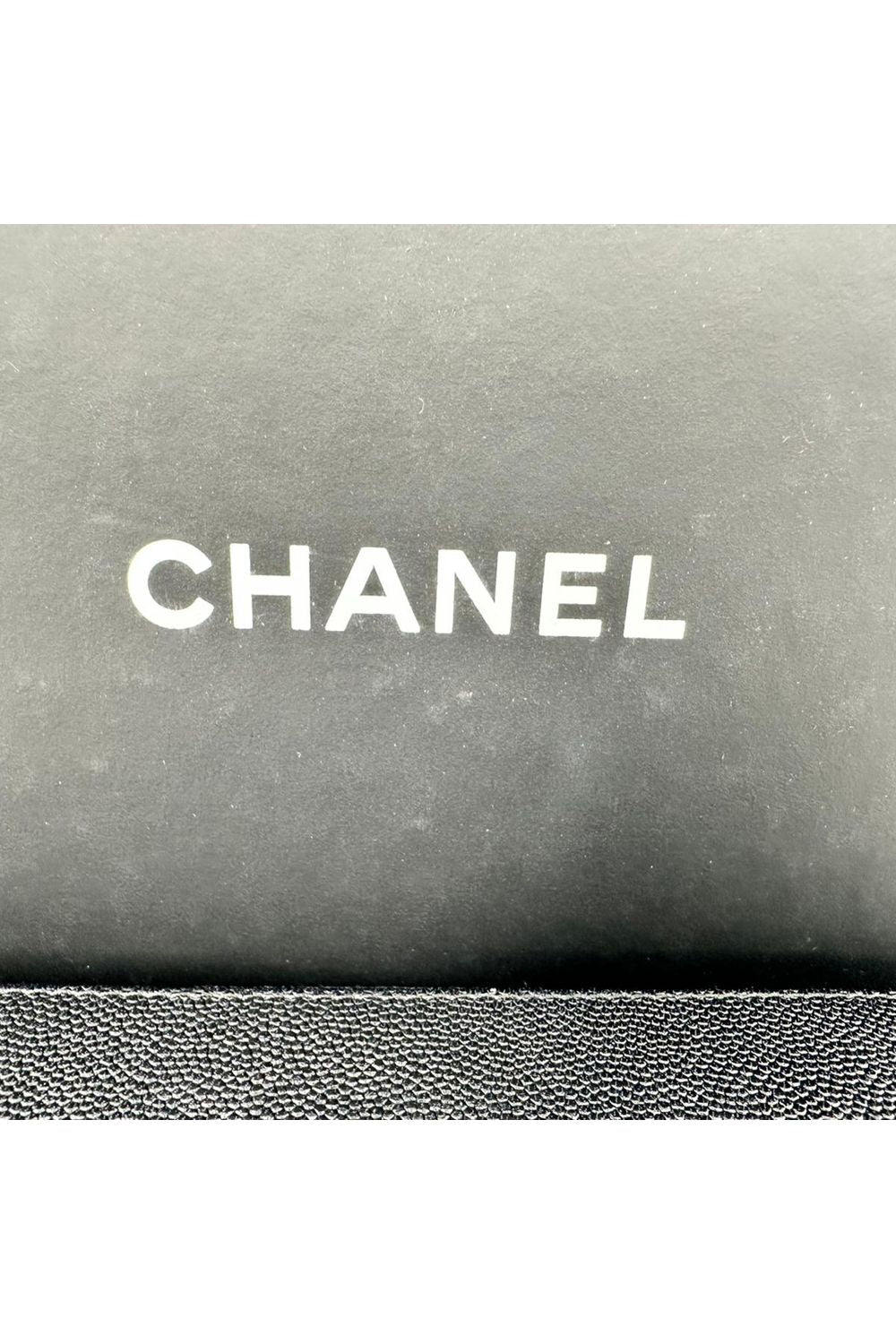 Chanel Timeless CC Zipped Long Wallet in Black Caviar Leather