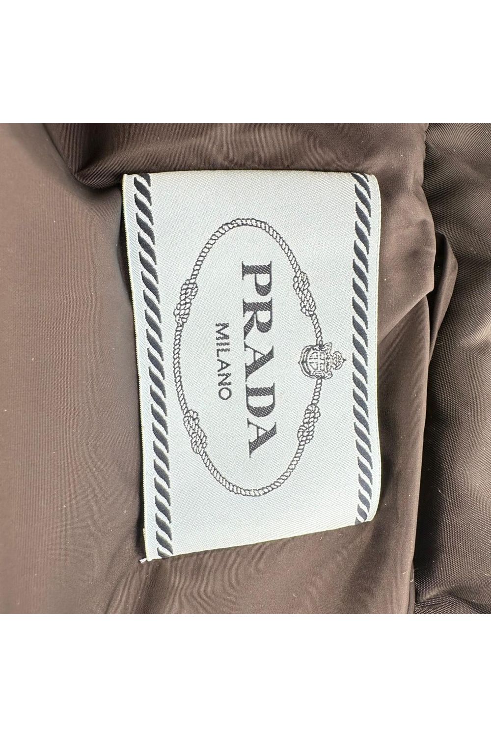Prada Re-Nylon Cropped Down Jacket in Black Polyamide