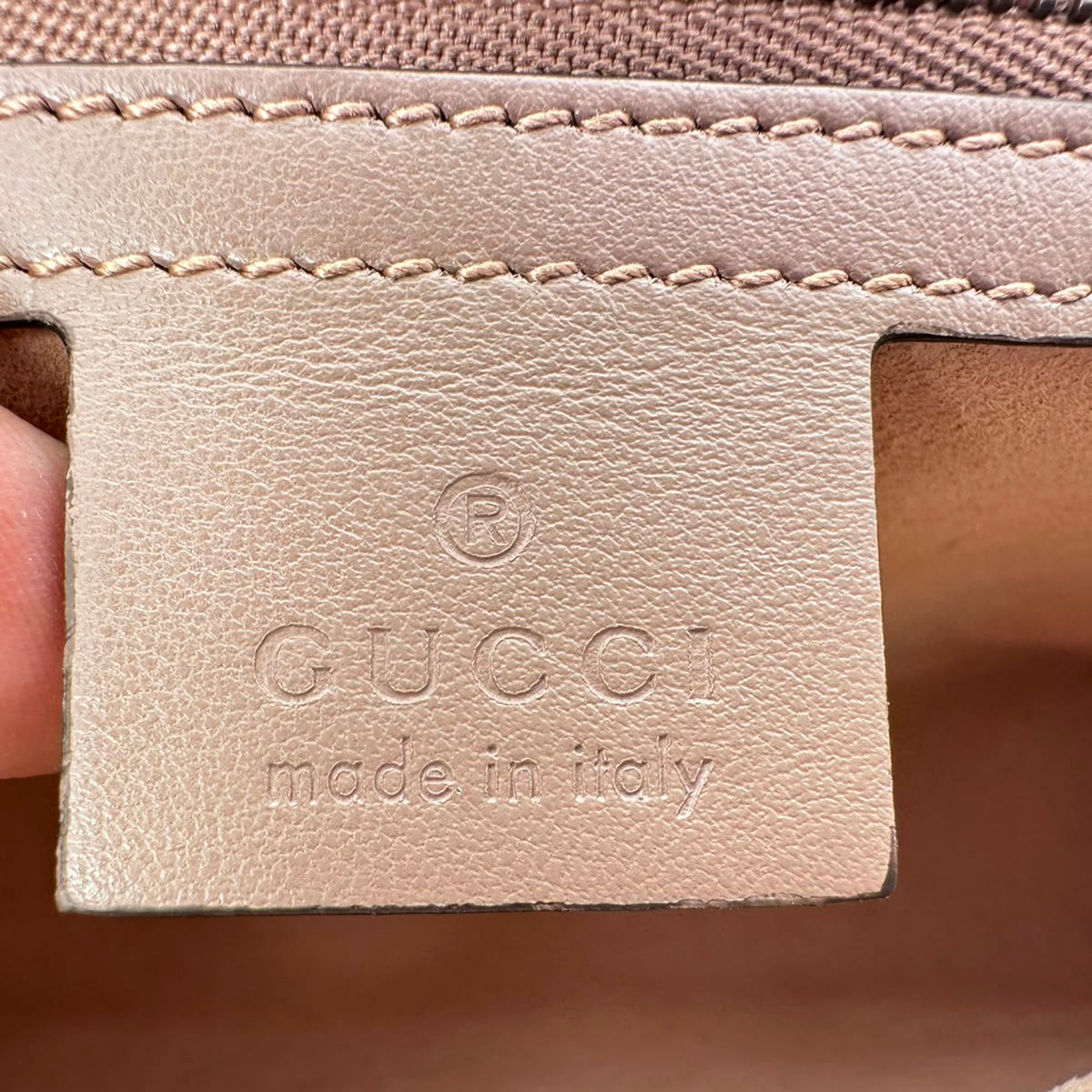 Gucci Medium GG Marmont Crossbody Bag in Tan Leather